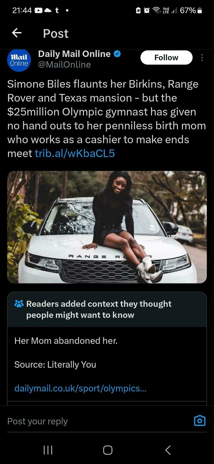 Daily Mail Tried To Shame Simone Biles — Fail!
