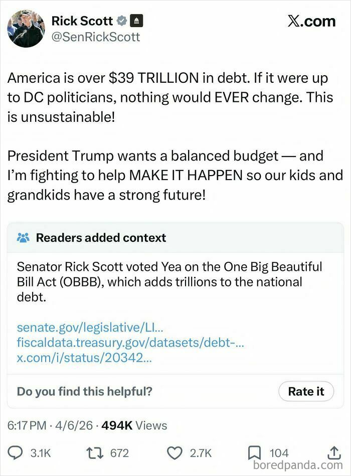 ‘We’re Trillions In Debt, So Let’s Spend More!’ Yeah, No.