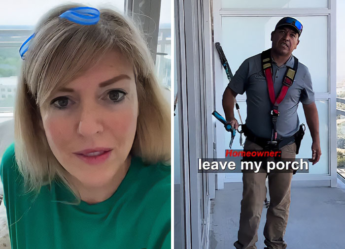 Window Cleaner Gets Booted Off Balcony—He Just Packed Up and Left