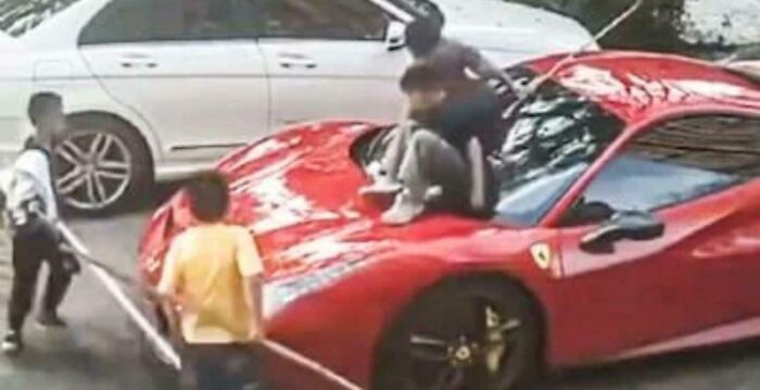 Kid Vs. Ferrari: Kid Wins (But Family Gets Sued)
