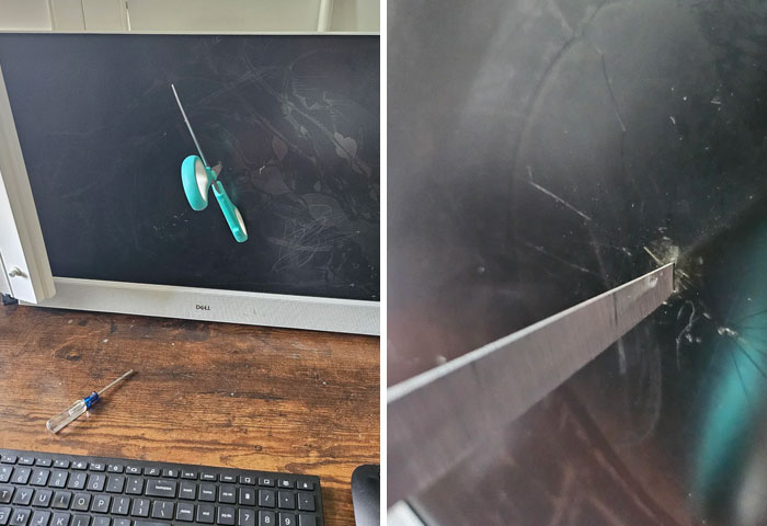 8-Year-Old Cousin Goes Full Drama Stabbing My Computer (Literally)