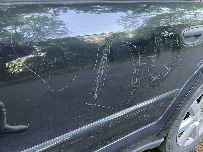 Neighbor’s Kid Turns Car Decoration Into Rock Art