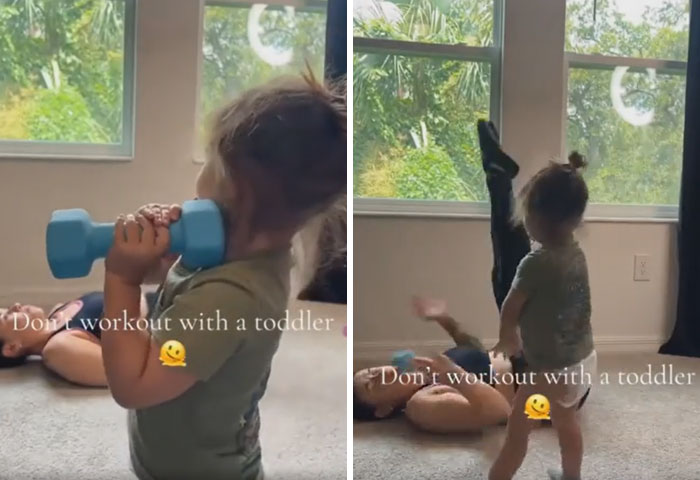 Don’t Try To Workout With a Toddler Around