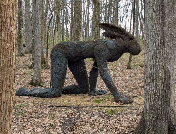This Nightmare Rabbit Topiary Bush Thing Will Haunt Your Dreams