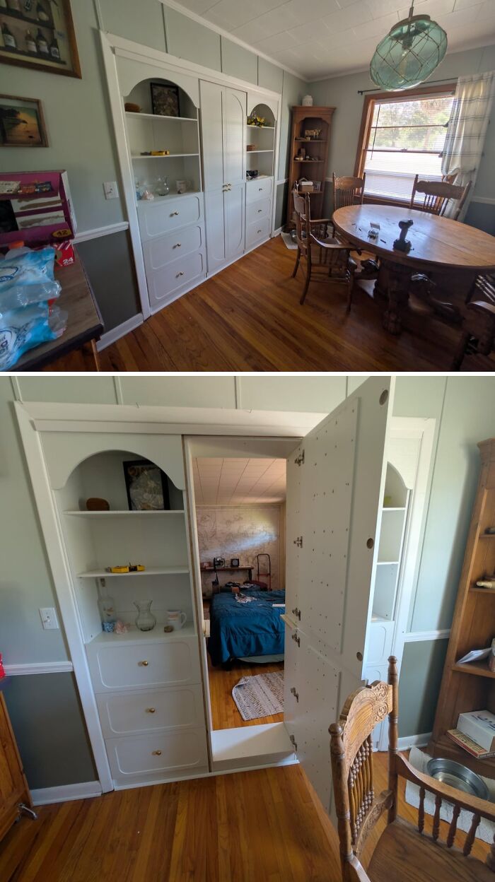 Built a Secret Doorway—Shhh!
