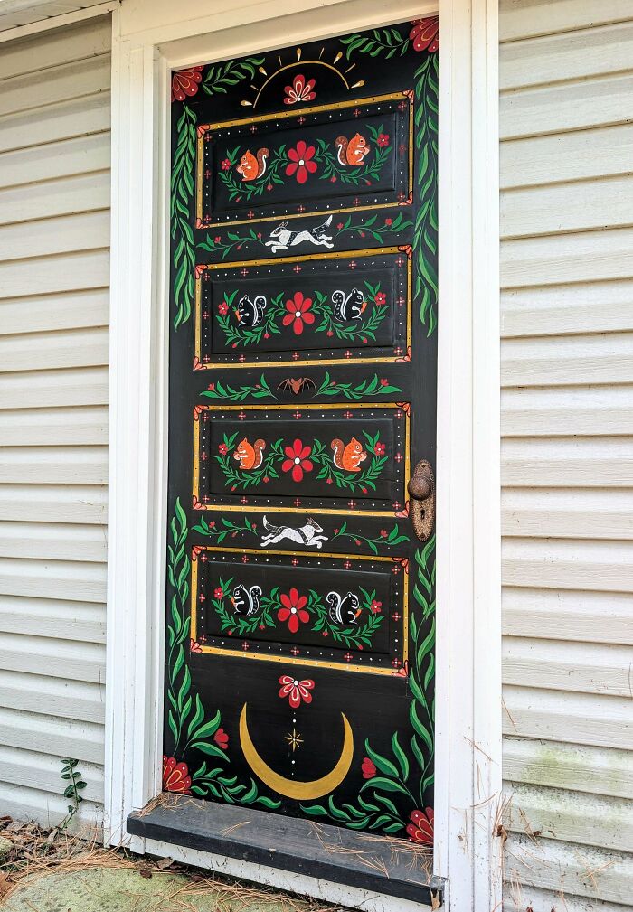 Our Back Door Now Tells the Tale of Our Dog and Neighborhood Wildlife