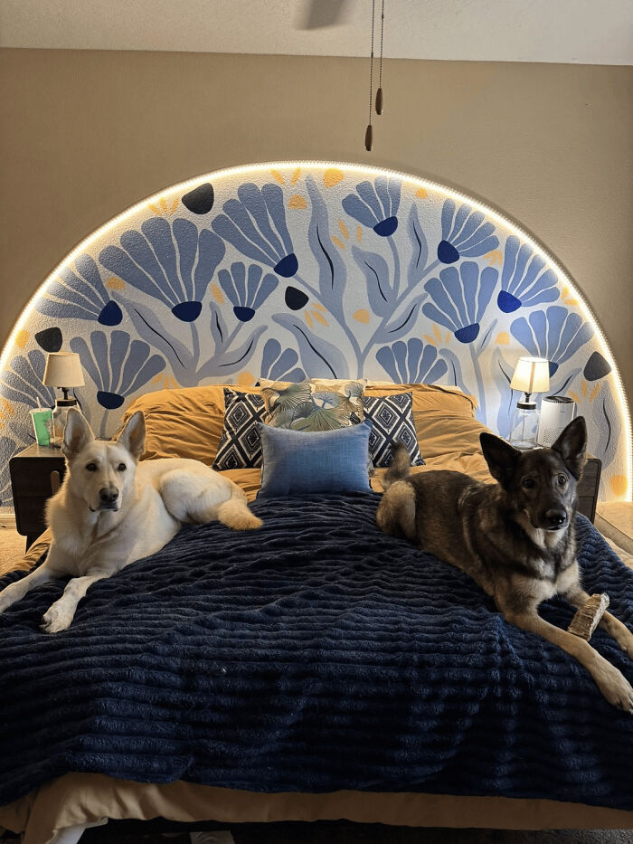 Painted a Killer Mural on My Bedroom Wall — Now It’s My Favorite Room!
