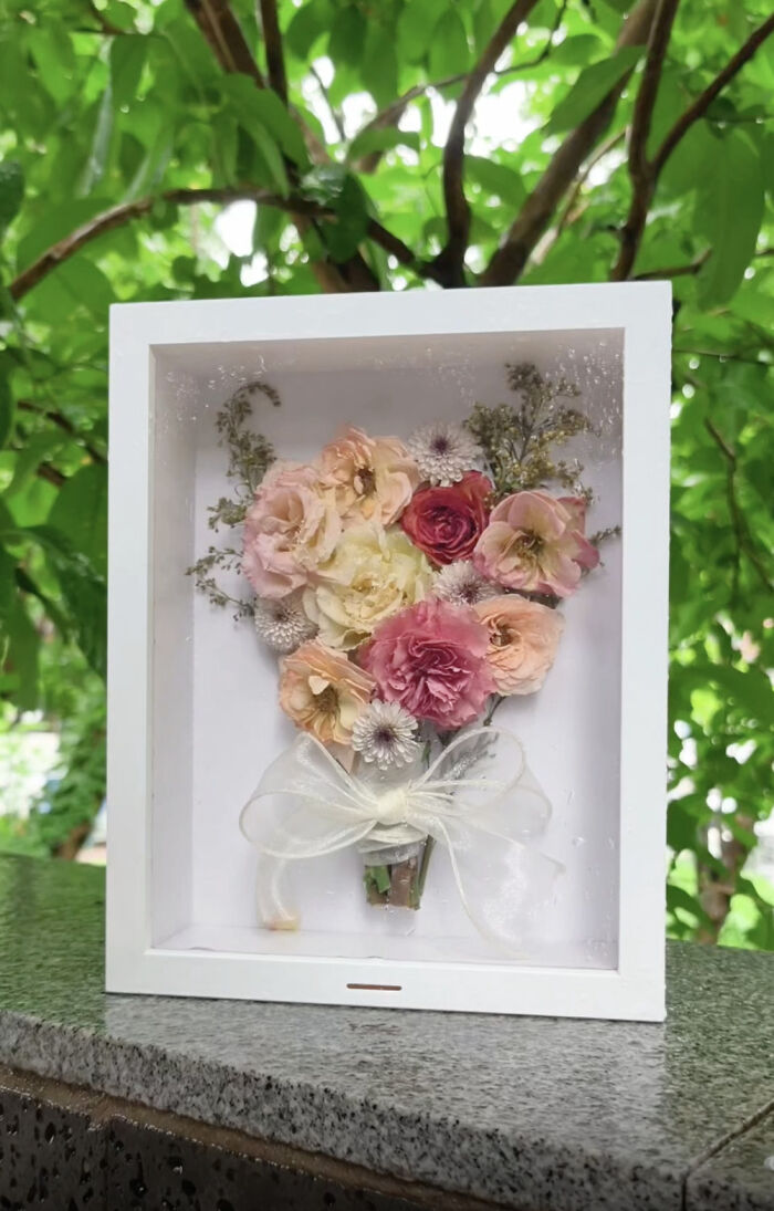 Flower Power! Dried Flowers in a Shadow Box