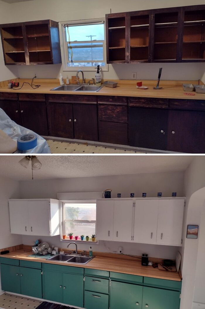 Giving My Kitchen a Paint and Hardware Makeover
