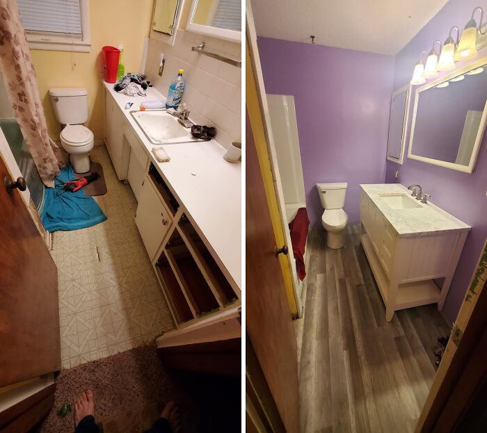 Girlfriend Wanted a New Bathroom, So I Built One