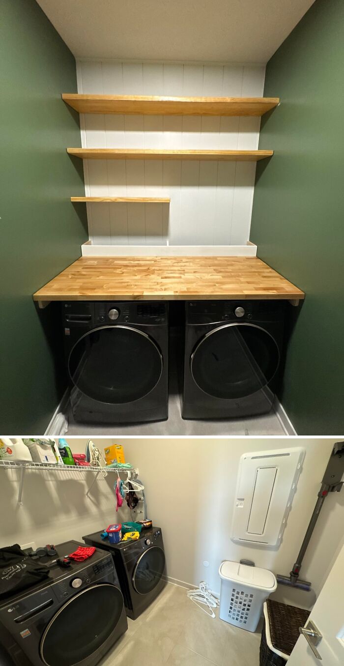 Renovated Our Laundry Room as My Wife’s Christmas Present—How’d I Do?