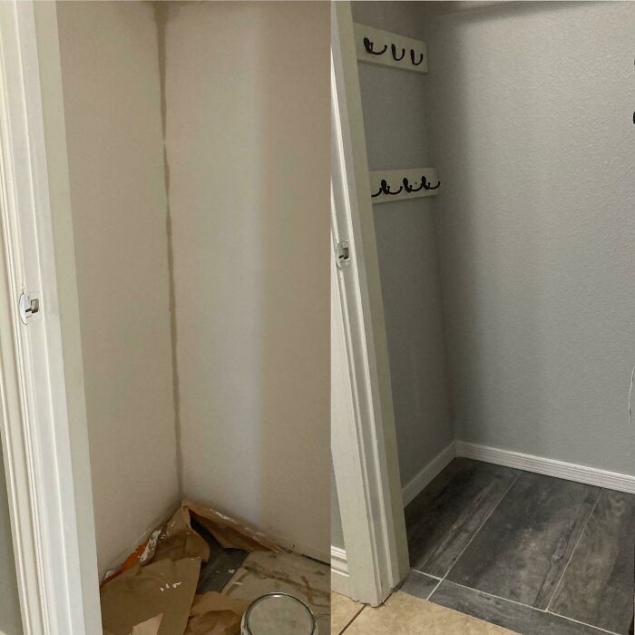 Hall Closet: Before and After Magic