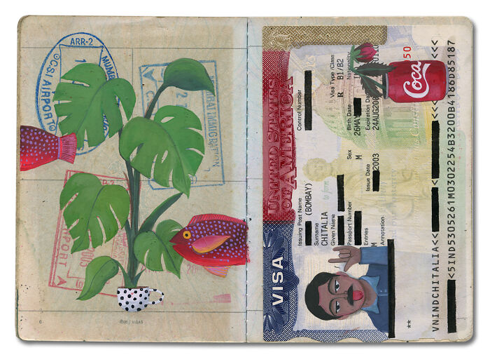 This Artist Turned Her Dad’s Old Passport Into a Memory Treasure Chest!