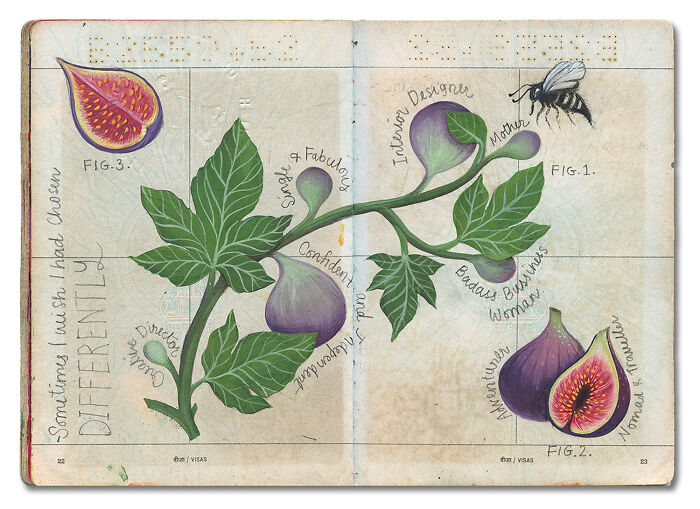 This Artist Turned Her Dad’s Old Passport Into a Memory Treasure Chest!