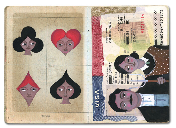 This Artist Turned Her Dad’s Old Passport Into a Memory Treasure Chest!