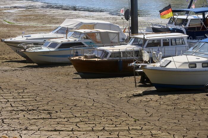 Recreational Boat Marina Turned Dry Land!