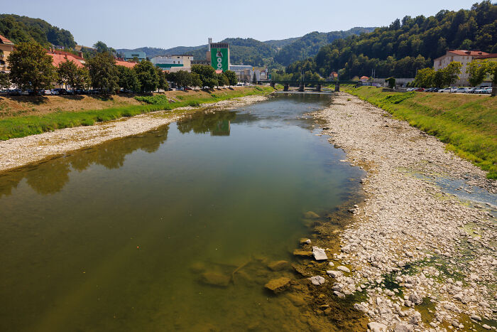 Savinja River’s Water Is Seriously on the Low Side