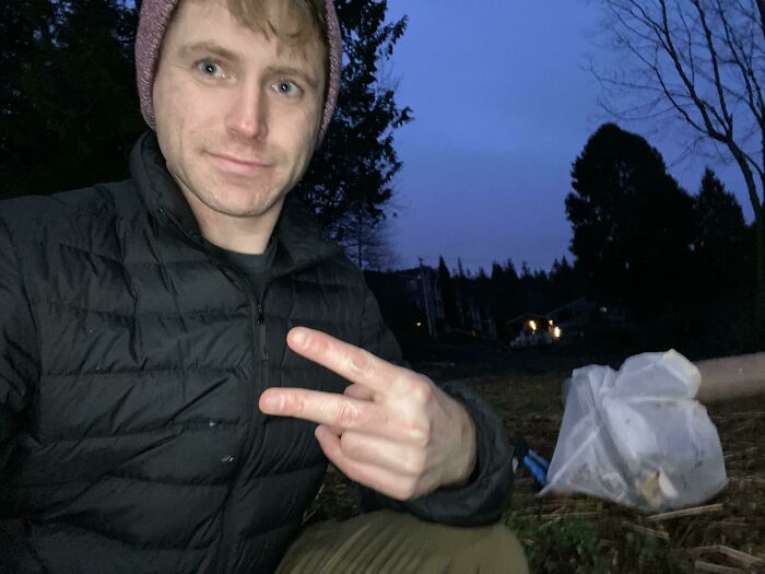 Picking Up Trash = Instant Mood Upgrade
