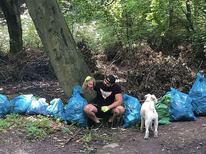 8 Bags Of Trash Later, Feeling Like A Forest Superhero