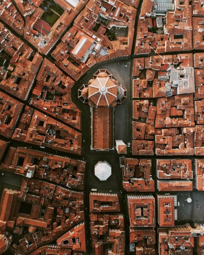 The Florence Cathedral From Way Up High