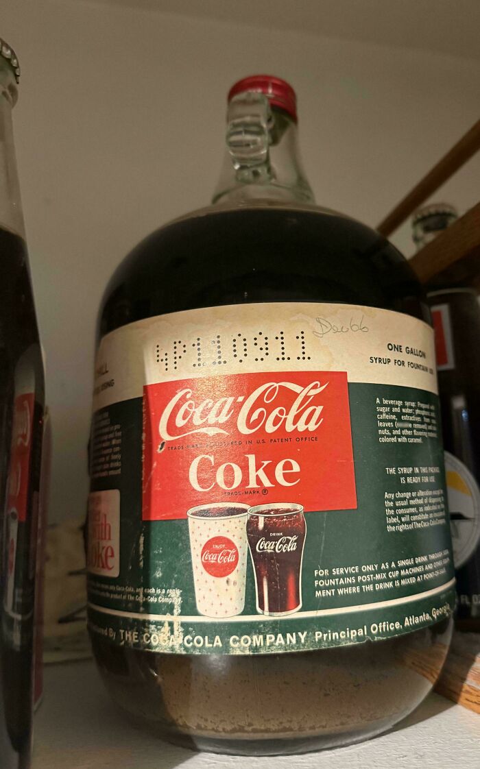 1966 Full Gallon Of Coca-Cola... Untouched!