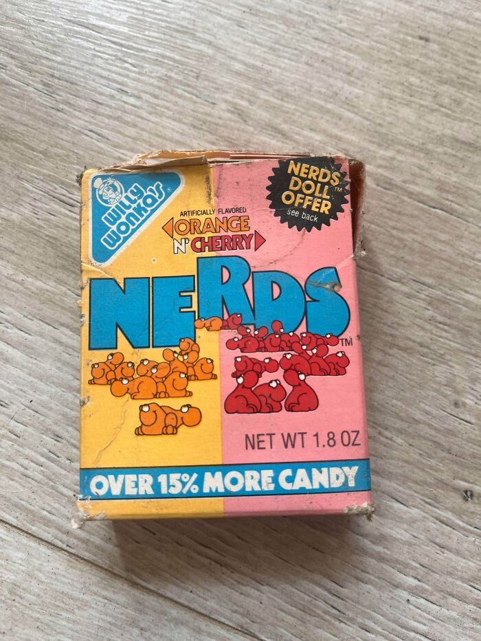 An Old Box Of Nerds Candy