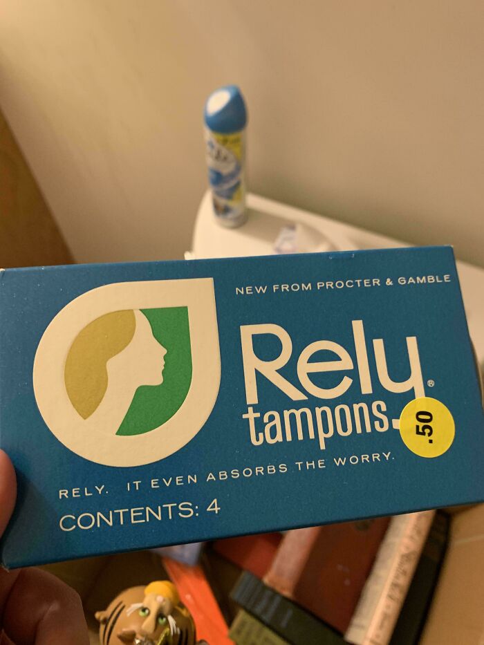 Rely Tampons From An Estate Sale: A ‘Bit’ Scary