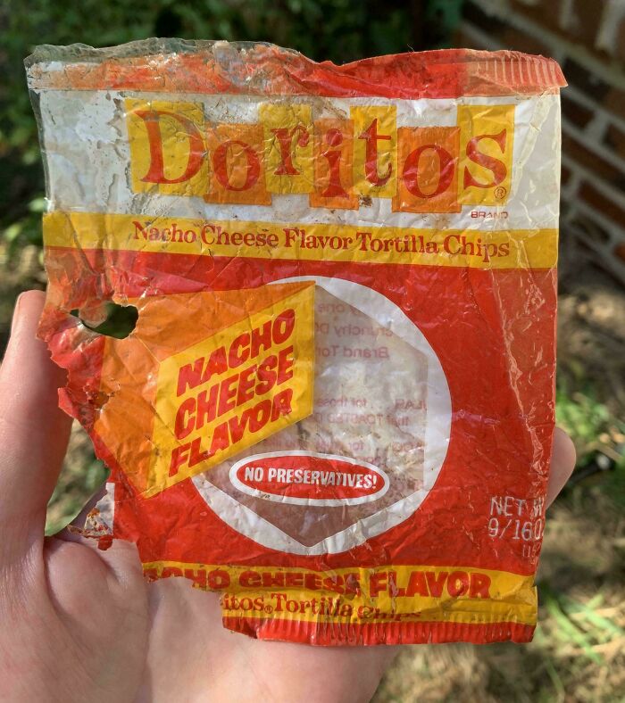 Doritos Bag From The Late 70s Found In A Park