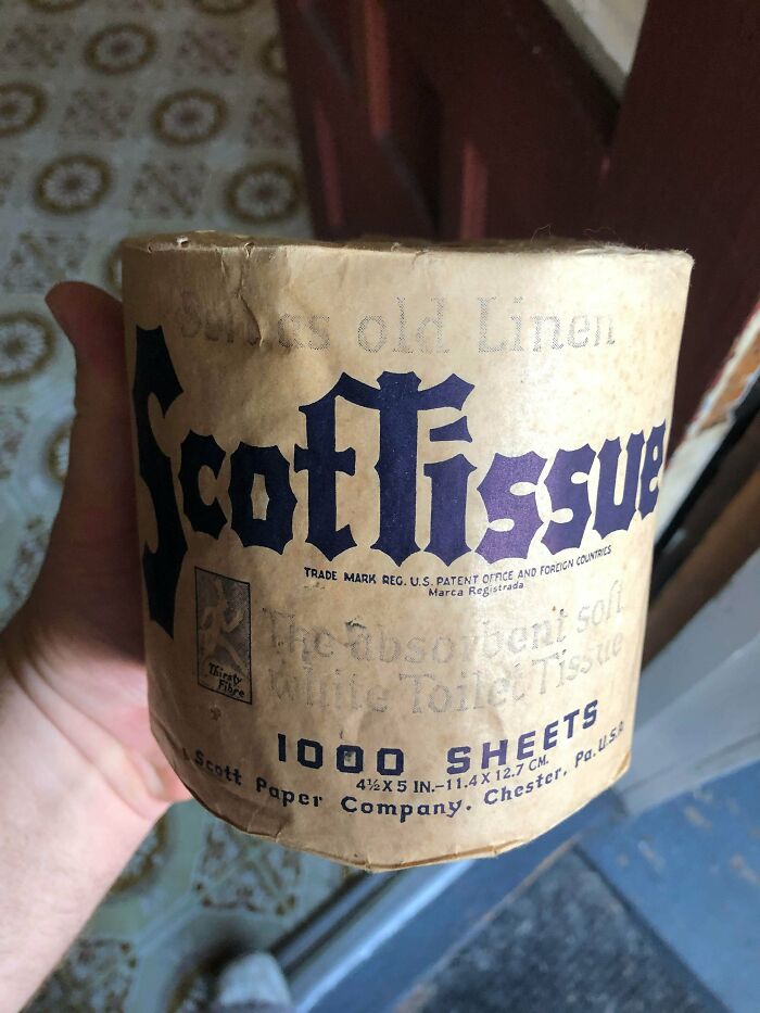 1940s Unused Roll Of Toilet Paper? Take A Look!