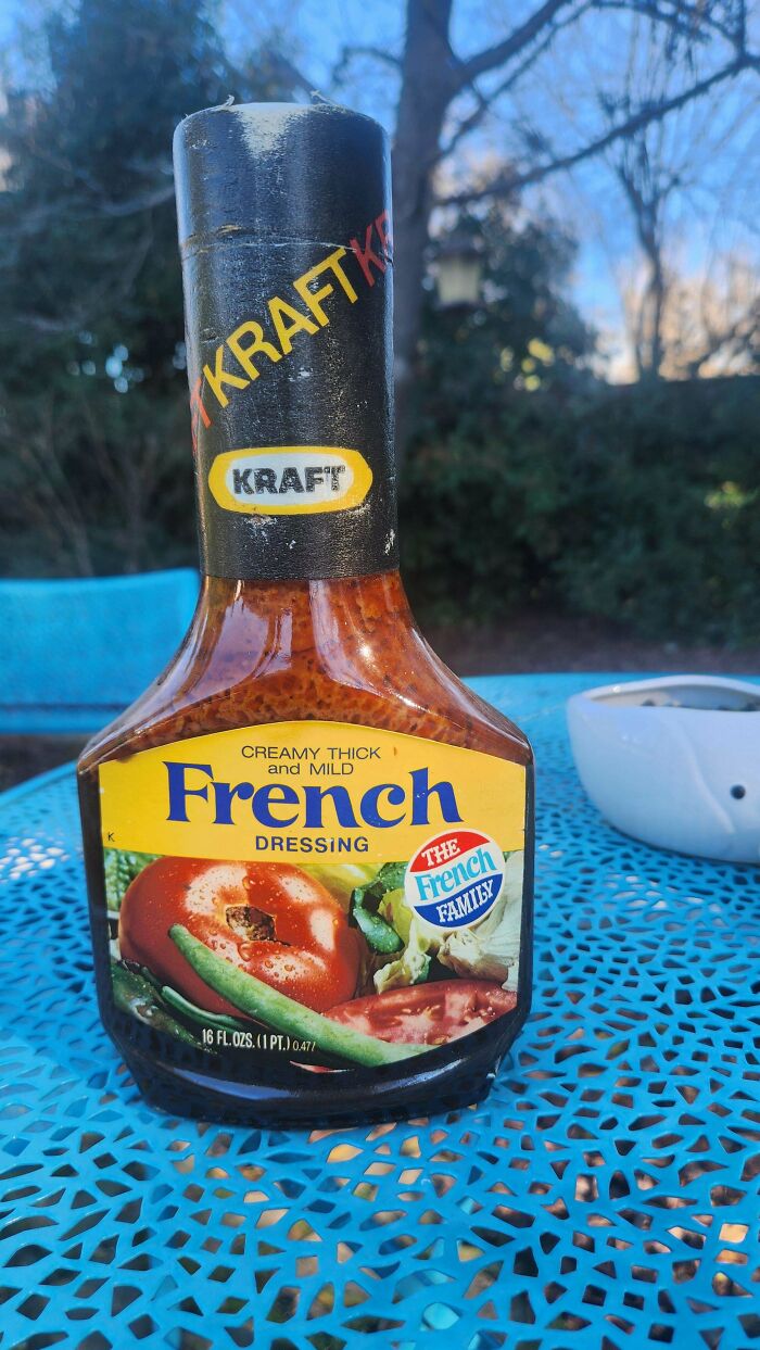1976 Kraft French Dressing — Party In A Bottle