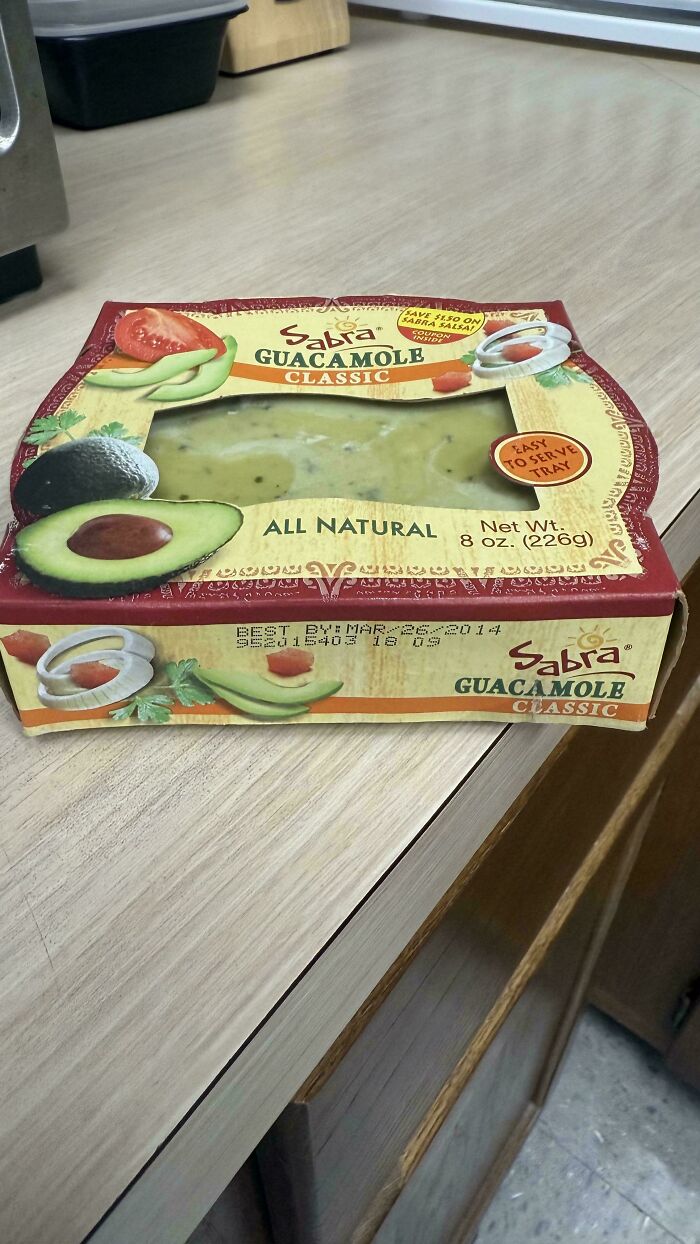 Still Green?! Found In The Work Breakroom Fridge