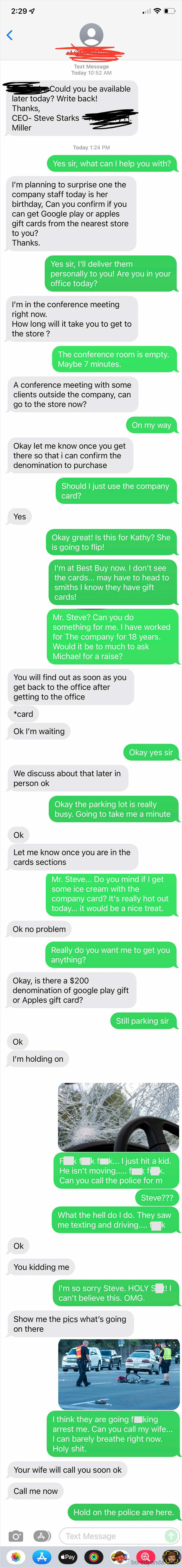 Scam Bait < Auto Pedestrian Accident