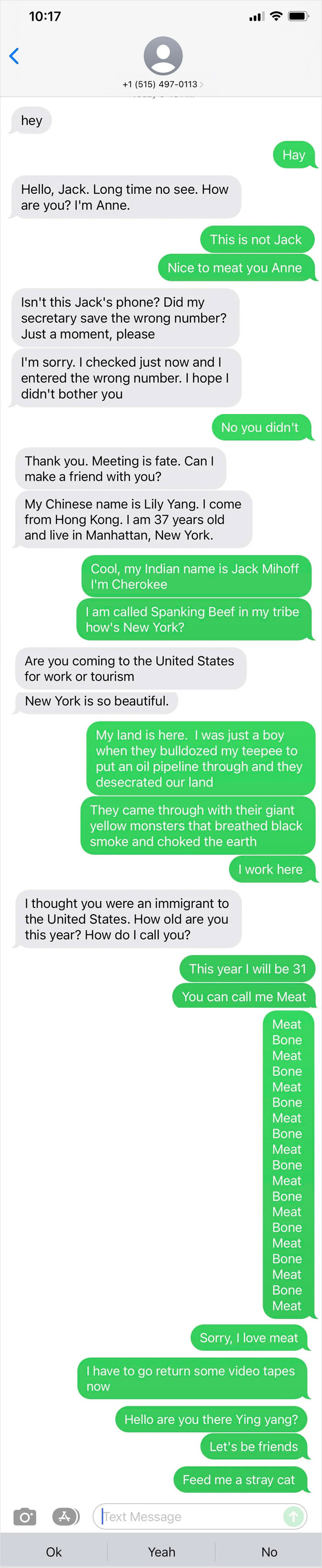 Fun With Wrong # Scam