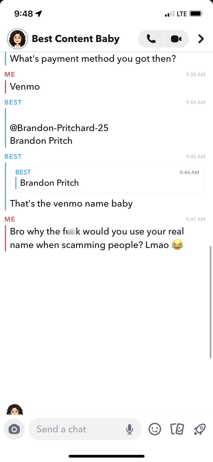 Rookie Move, Brandon!