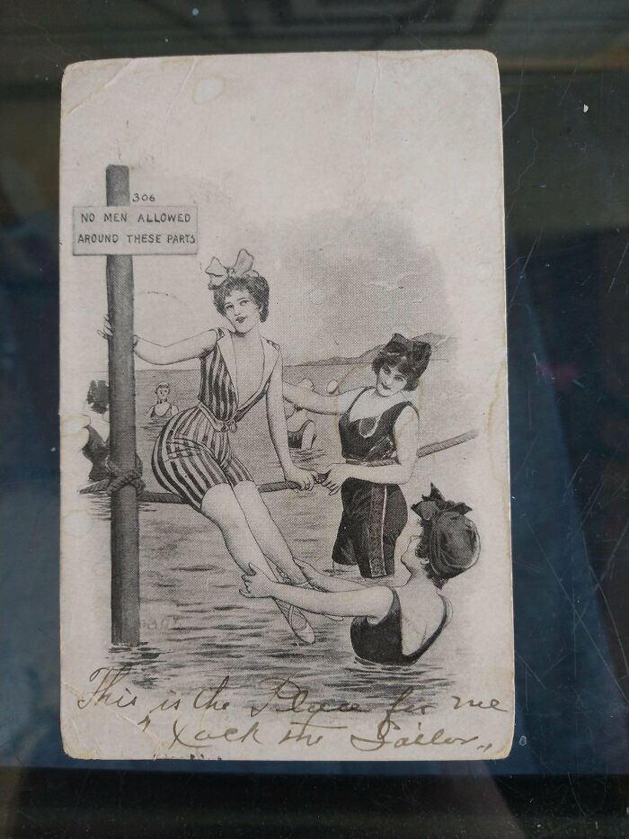 Subtle Love Vibes in a 1905 Postcard