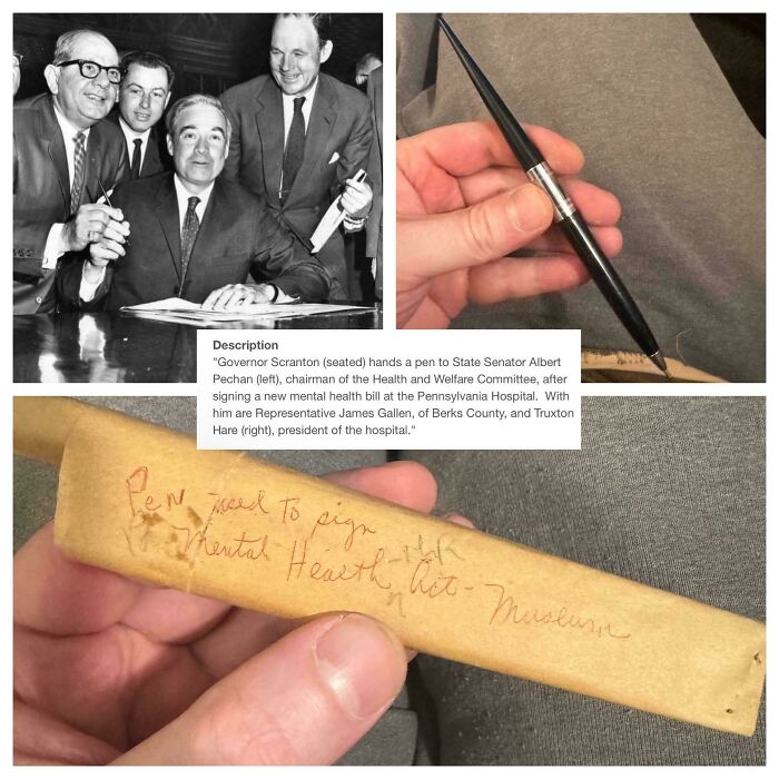 Found the Pen Used to Sign the Mental Health Act of 1966!