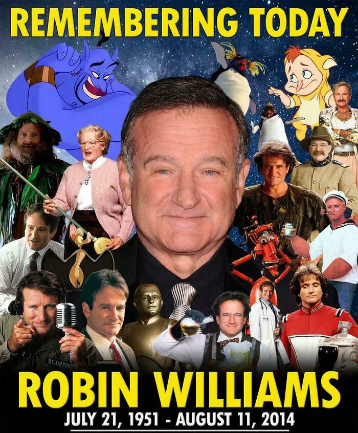 Robin Williams Would've Been 75 Today – Miss You, Legend