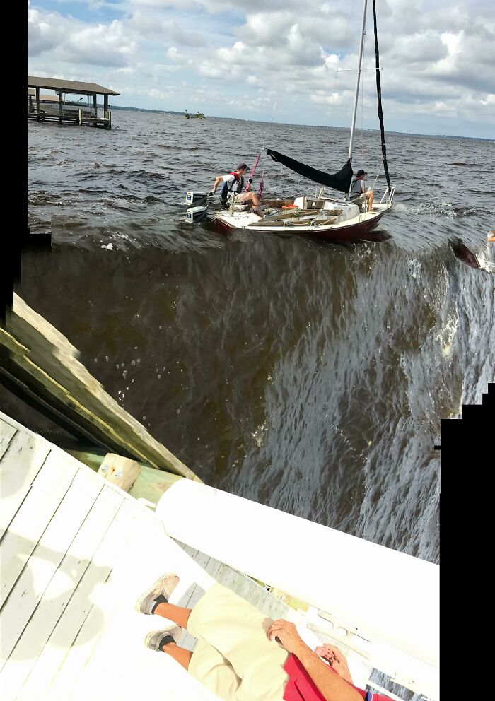 Camera Freaked Out Leaving the Dock