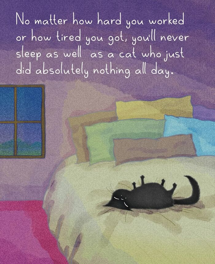 30 Cat Illustrations That Nail The Weirdness Of Living With Cats