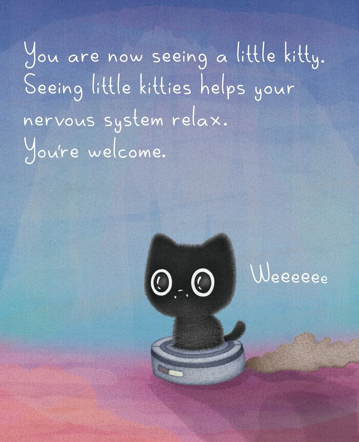30 Cat Illustrations That Nail The Weirdness Of Living With Cats