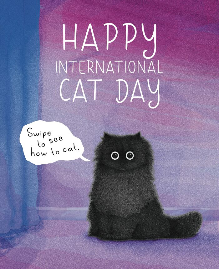 30 Cat Illustrations That Nail The Weirdness Of Living With Cats
