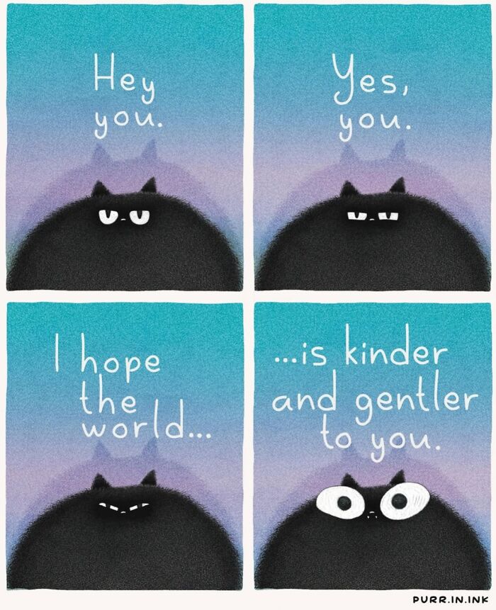 30 Cat Illustrations That Nail The Weirdness Of Living With Cats