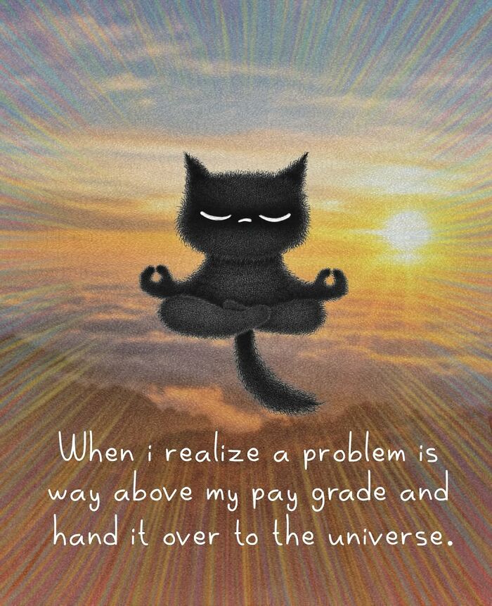 30 Cat Illustrations That Nail The Weirdness Of Living With Cats