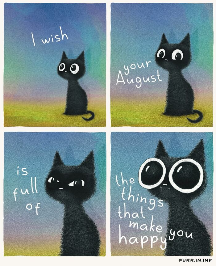 30 Cat Illustrations That Nail The Weirdness Of Living With Cats