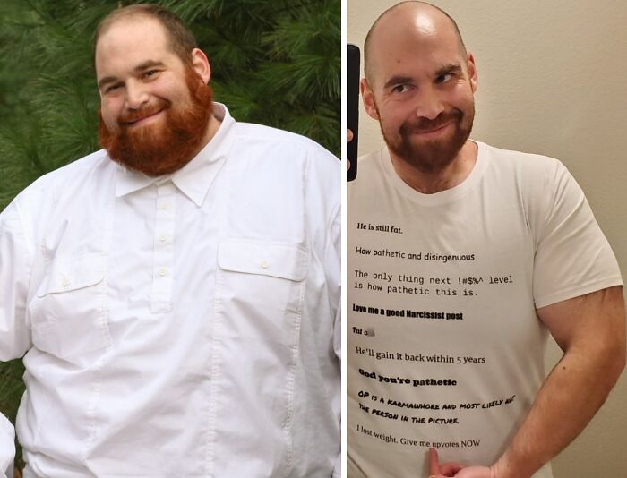 Posting Weight Loss Pics To Inspire Redditors