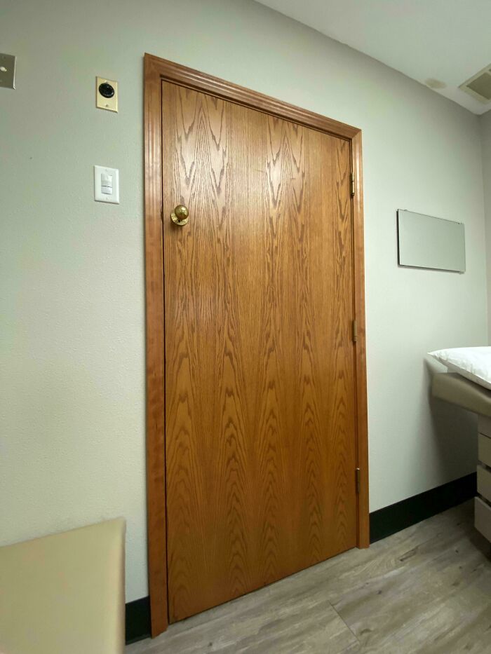 Doctor’s Office Door Knob Is High To Keep Kids In Check