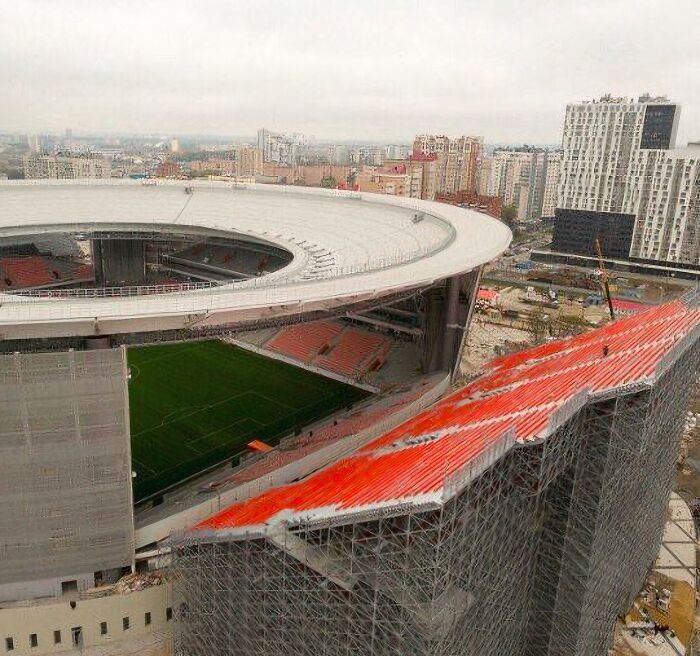 This Russian Stadium Added 18k Seats In The Scariest Way