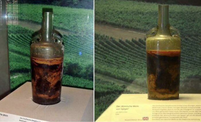 Oldest Still-Liquid Wine Bottle Dates Back To 350 AD