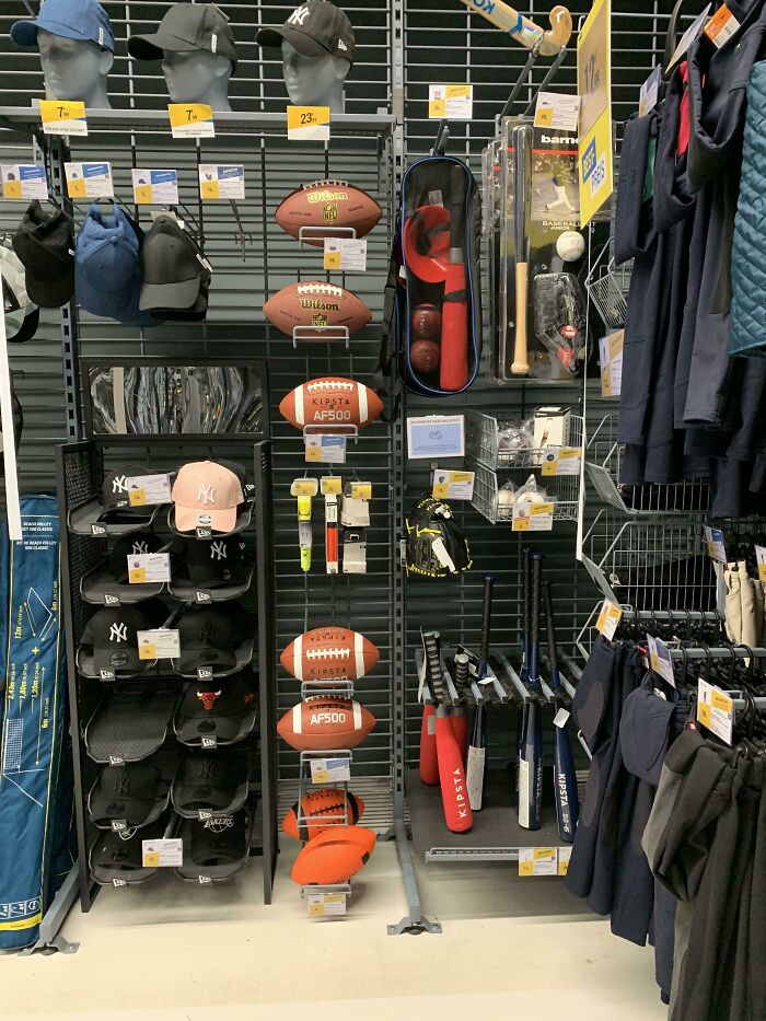 American Section At A German Sports Store—Murica!