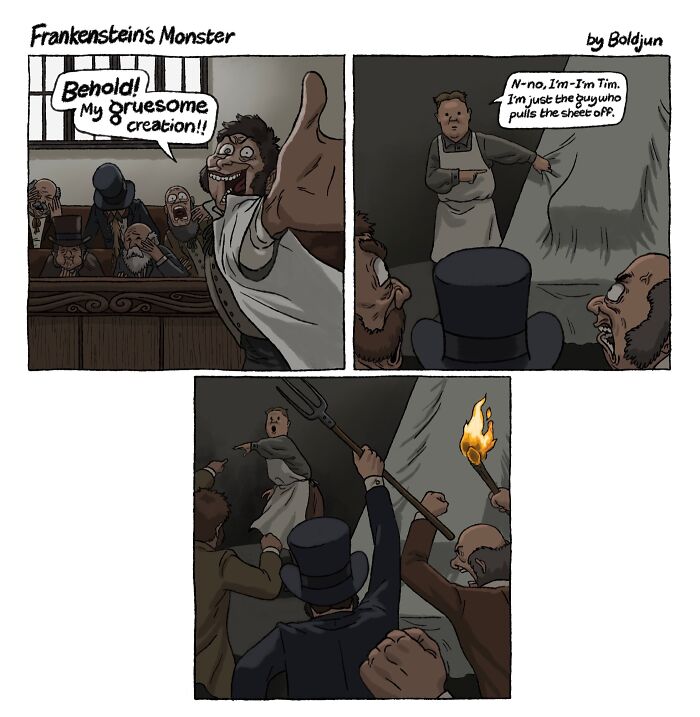 Wait, This Comic Artist Just Took Familiar Characters on the Wildest Twists!